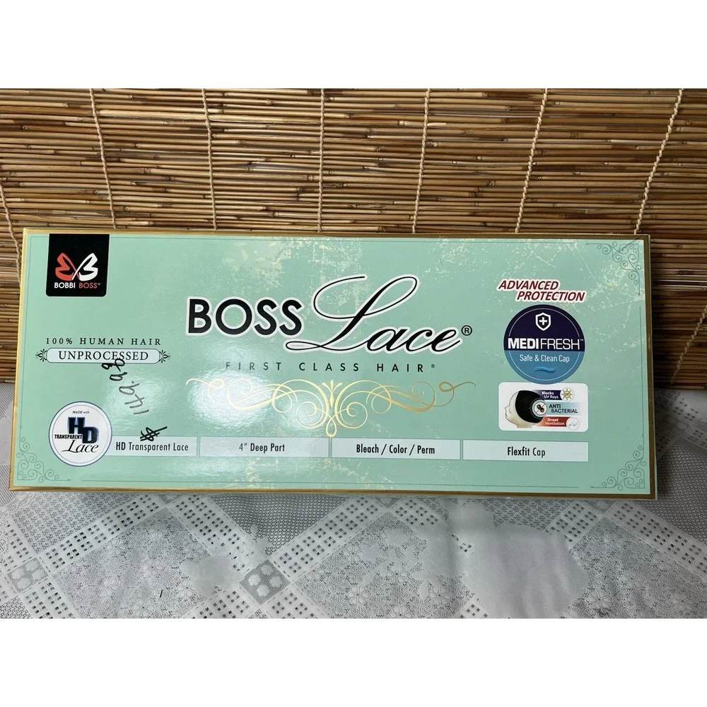 Bobbi Boss 100% Unprocessed HD Boss Lace Wig - MHLF481 LAVINA Natural Bk